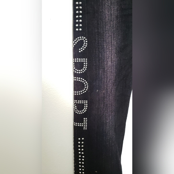 NWOT faux denim leggings Sz small - Picture 3 of 5